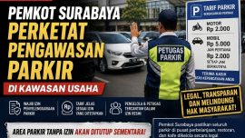 Pemkot Surabaya Perketat Pengawasan Parkir di Kawasan Usaha, Pastikan Tarif Jelas dan Legal